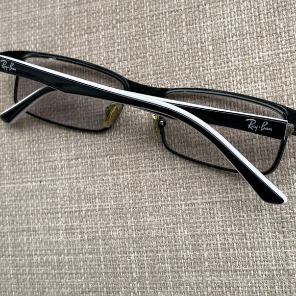 Ray-Ban Kids Eyeglasses Frame Black/White Tone RB1032 4005 47[]15 125 Glasses - Picture 8 of 9